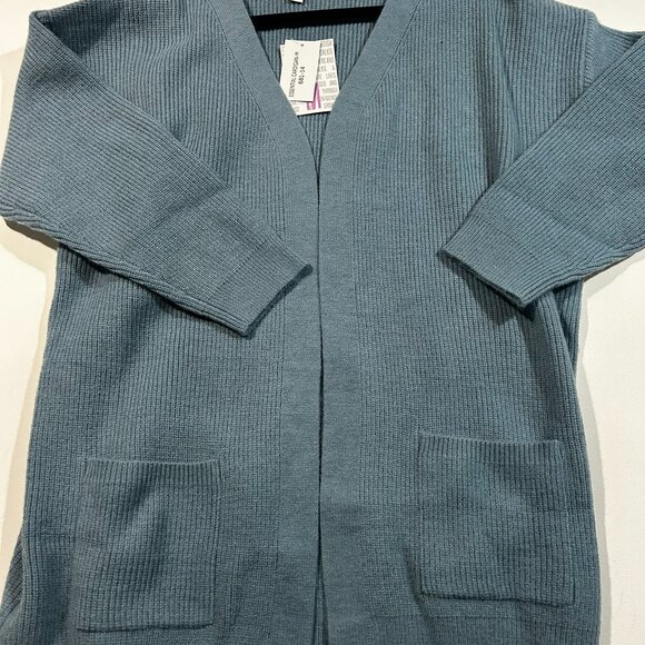 BRAND NEW - Lularoe Medium Cardigan Sweater - Blue - Picture 1 of 3